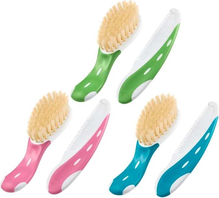 NUK® Babybürste Mit Kamm Multi-Colour - Image 4
