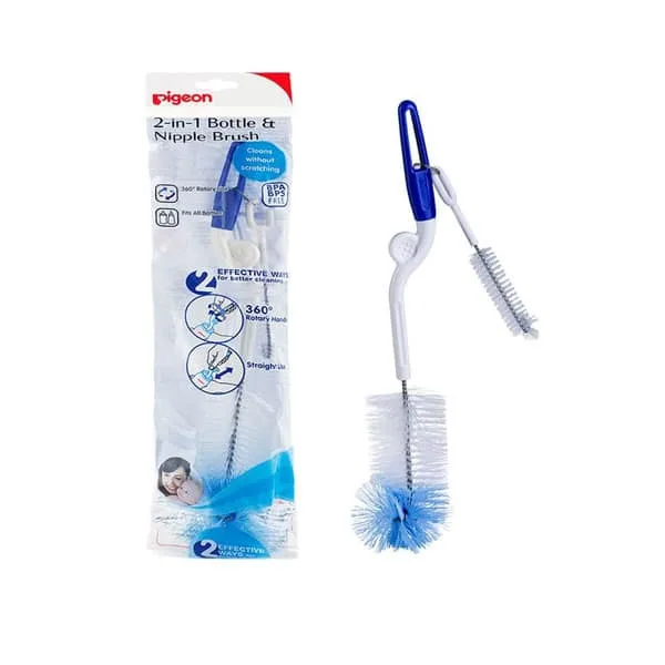Pigeon 2 In 1 Bottle & Nipple Brush