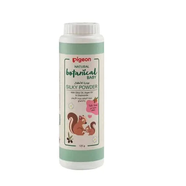 Pigeon Natural Botanical Baby Silky Talc-Free Powder 125g