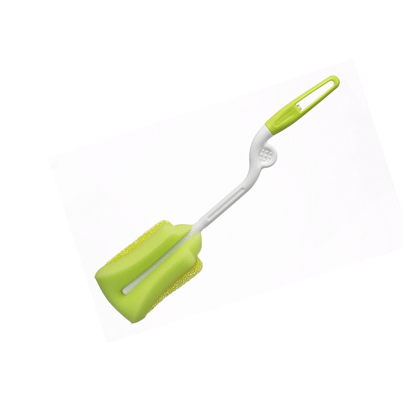 Pigeon 2 Way Sponge Brush, 360 Degree Rotary Handle And Straight Use, Plastic, Multicolor