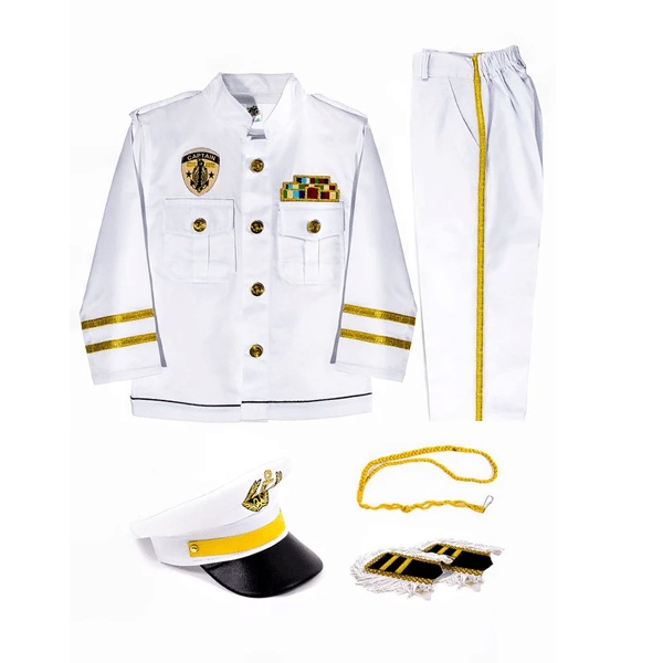 Captain Costume for Boys | Navy & Pilot Fancy Dress - Image 2