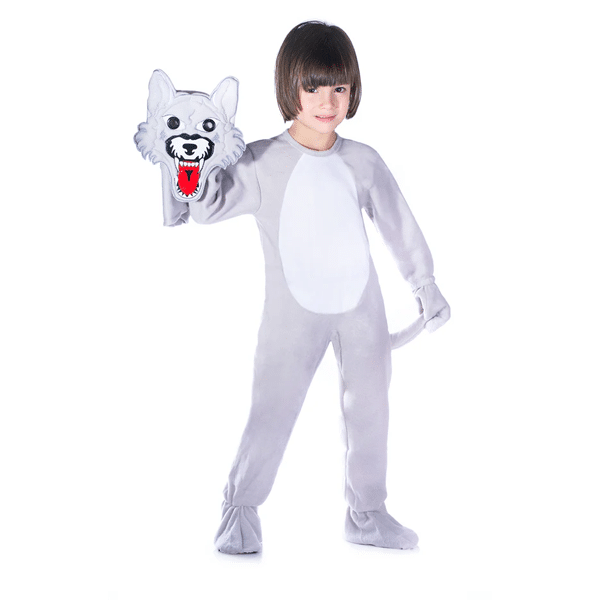 Wolf Costume for Kids | Cute Animal Fancy Dress - Image 3
