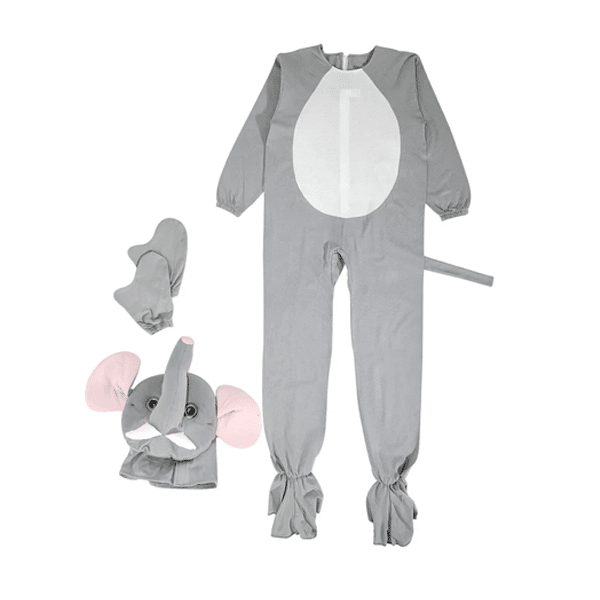Adorable Elephant Costume for Kids | Toddler Animal Fancy Dress - Image 2