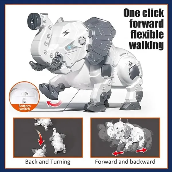 KTRS Remote Control Electric Spray Elephant Toy 3+ Ages - Image 2