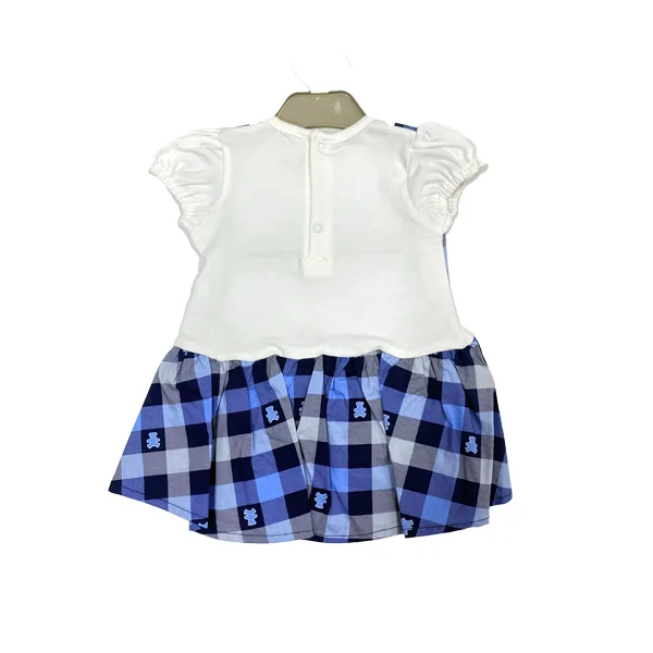 Toffyhouse Check Cotton Frock for Baby Girls - Image 2