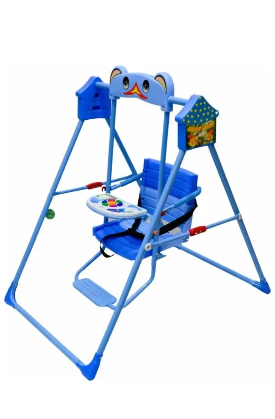 BABY SWING, Toddler Swing, Outdoor Indoor Swing Set with Safety Seat, Baby Swings for infants, Swing Sets for Backyard, Swingset for Kids, Infants and Babies , Blue