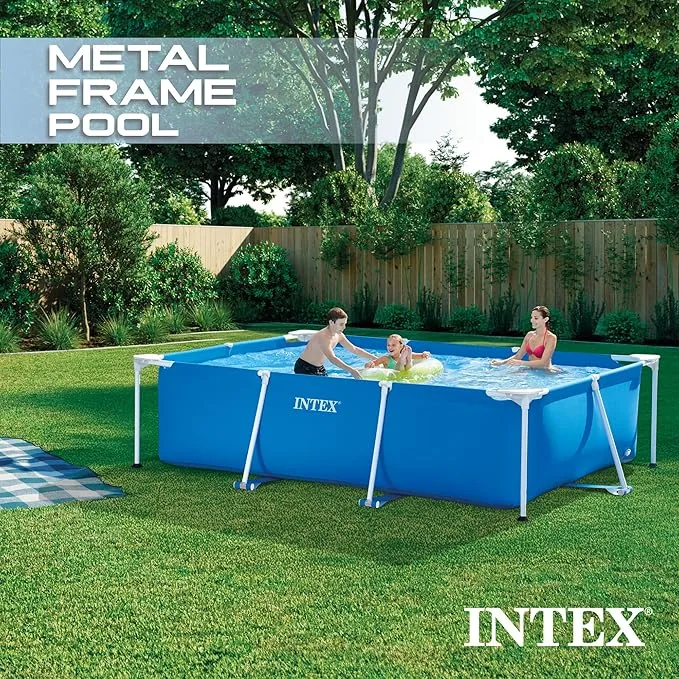 Intex Rectangular Frame Swimming Pool 220X150X60cm