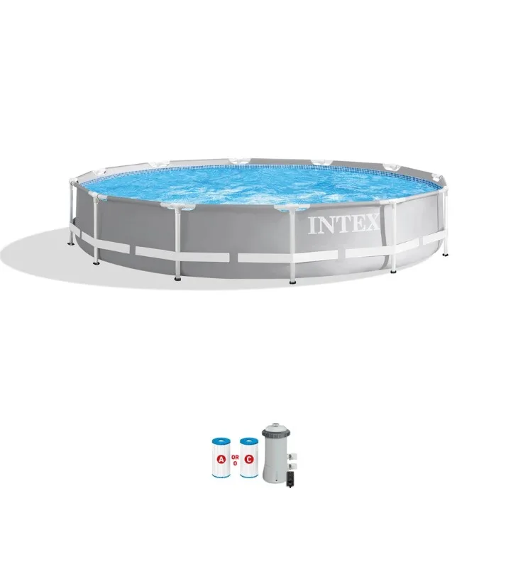 Prism Frame™ 12' x 30" Above Ground Pool with Filter Pump