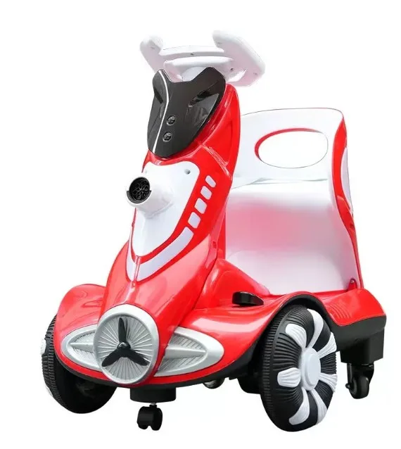 Children's electric car - 360-degree rotating electric car for children from 3-8 years old - Balanced electric car